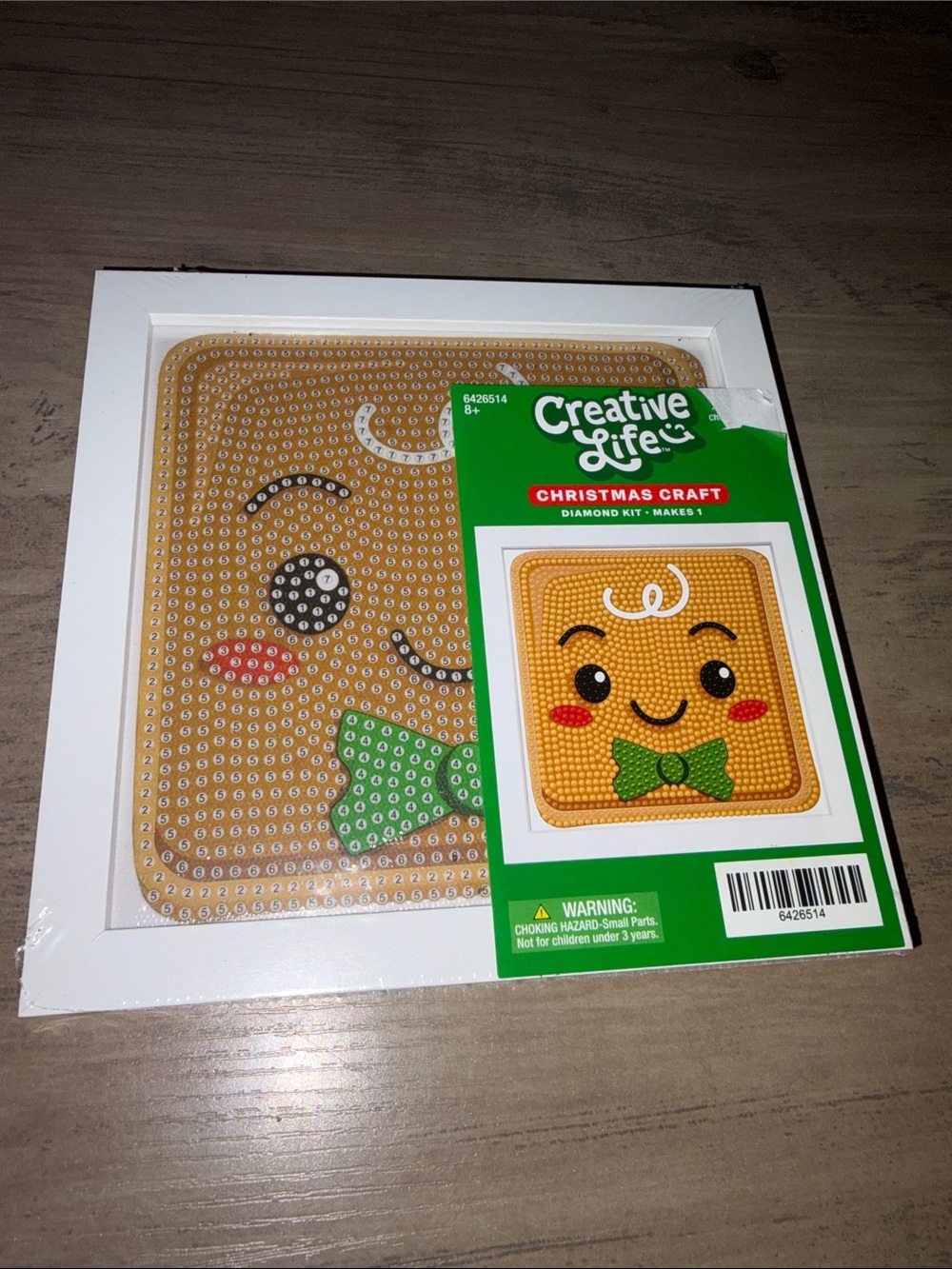 🆕💜Gingerbread Diamond Painting Kit DIY Christmas Holiday5.91” x 5.91”